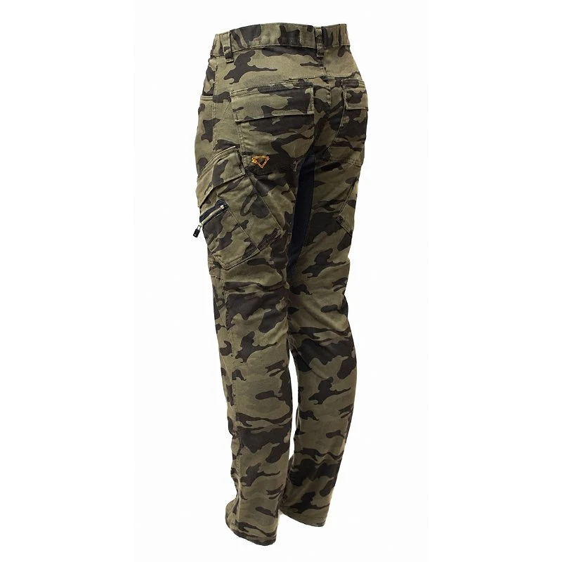 Calça Camu Force Comfort Caqui vista de trás