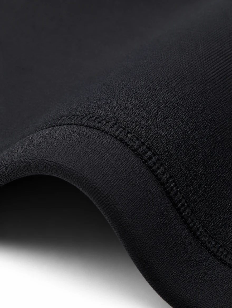 A textura e a flexibilidade do neoprene