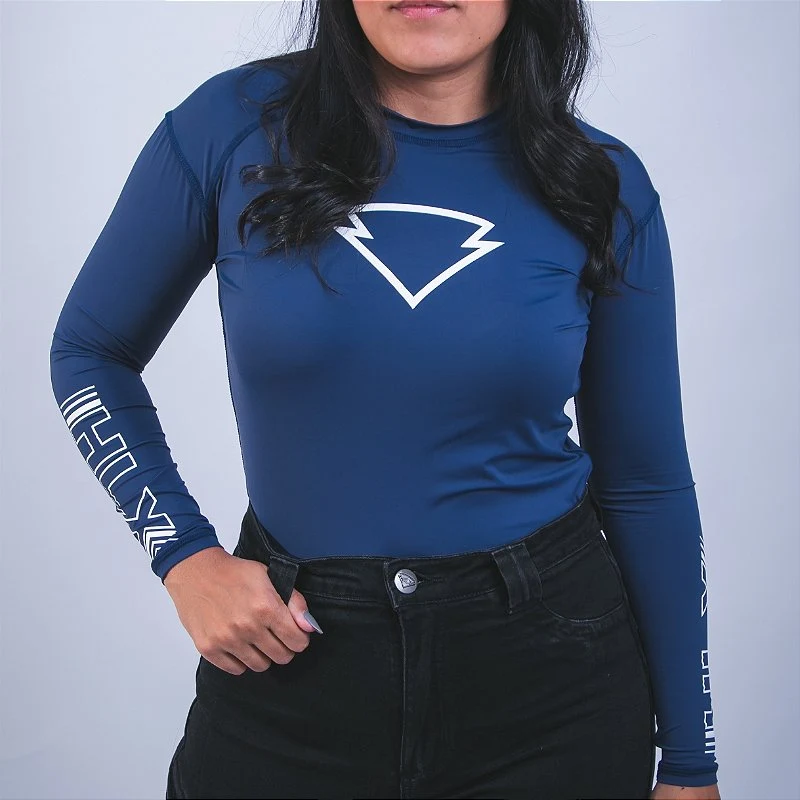 Blusa Segunda Pele Azul Feminina da HLX