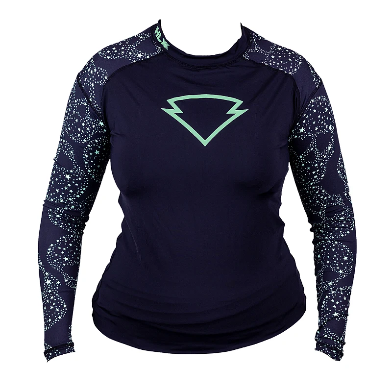 A blusa vista de frente