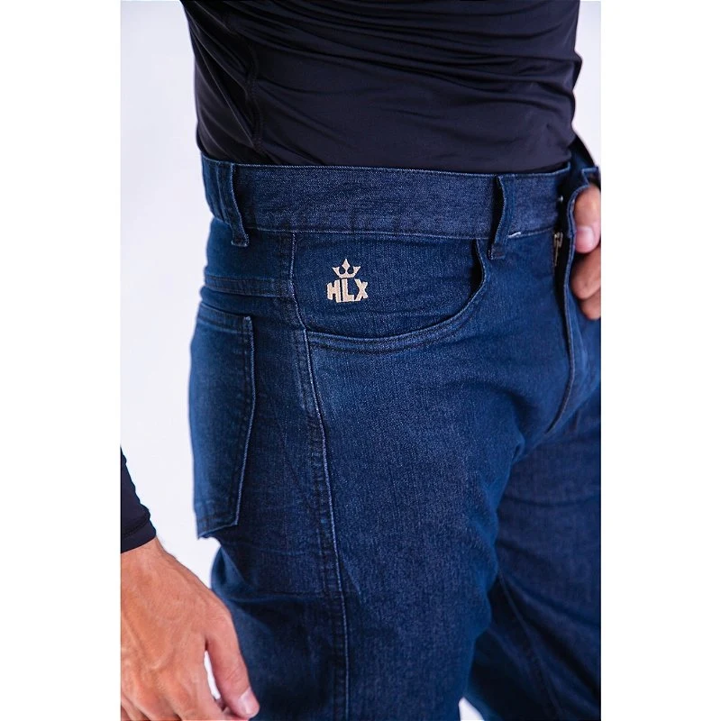 Emblema HLX bordado no bolso
