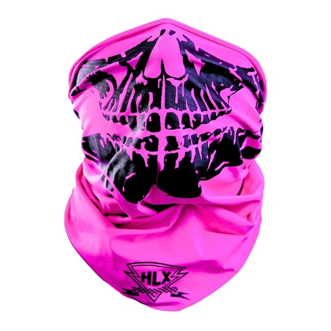 Tubo Flex Pink Caveira Preta da HLX